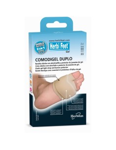 Bandita elástica con almohadilla y protector de juanetes de gel | COMODIGEL DUPLO. 1 Par