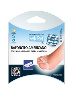 Férula protectora para dedos en garra o martillo "RATONCITO AMERICANO"