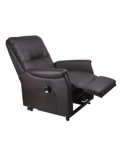 Sillón eléctrico elevador y reclinable Jhon | 1 motor con reposapiés | varios colores