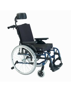 Silla de ruedas de aluminio plegable multiajustable |... 2