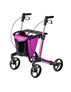 Andador plegable con cesta de 4 ruedas | Rollator GEMINO 30