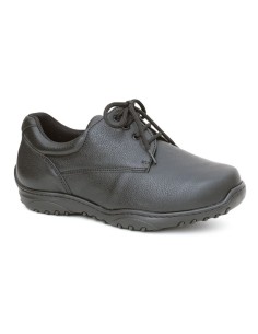 Calzado diabético negro cordones de vestir