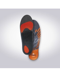 Plantillas deportivas con descarga en talón y metatarsos (par)