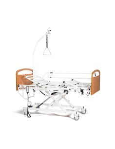 Cama electrónica articulada elevable Pratic ajustable en altura con kit de transporte (Incluye cabecero y piecero de madera y ba 2