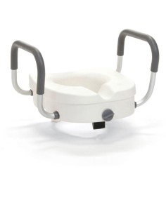 Asiento elevador de baño 11 cm con reposabrazos regulables | TINA | Vermeiren