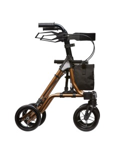 Andador Rollator ligero plegble "Taima" con cesta, respaldo y soporte bastones 2