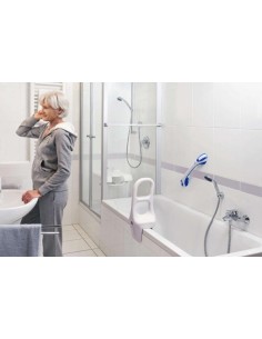 Barra de baño con ventosa de distintas longitudes (40 y 50 cm) | Stileo 2