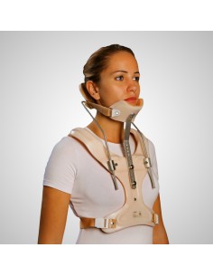 Soporte vertical para la inmovilización de la columna Socer