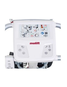 Grúa de bipedestación Quick Raiser 205 con arnés acolchado con cinturón de seguridad 2