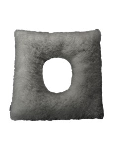 Cojín antiescaras diseño ergonómico Soft | Cuadrado con agujero | Gris o Blanco