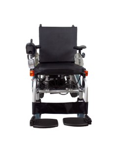 Silla de ruedas eléctrica, plegable, batería de larga duración, color negro, Auton. 30 Km, 24 V 2