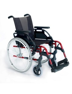 Silla de ruedas plegable Breezy Style | autopropulsable (rueda grande) | + Cojín antiescaras incluido 2