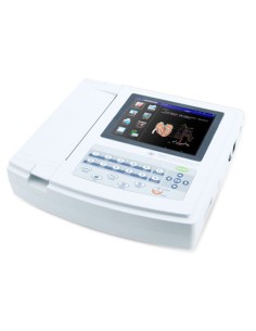 Electrocardiógrafo digital portátil de 12 canales con pantalla táctil LCD | Modelo ECG1200G 2