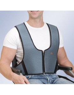 Arnés chaleco con cremallera