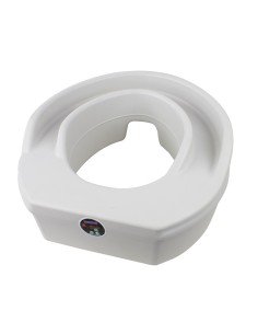 Elevador de wc blando sin tapa, altura 11 cm | sin fijaciones | resistente hasta 185 kg | Herdegen 2