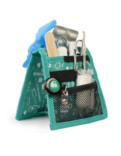 Organizador de enfermería para bata y/o pijama | Color estampados en verde | KEEN´S Elite Bags