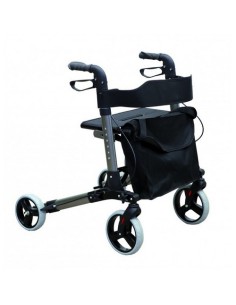 Andador de aluminio plegable y regulable | Hasta 136 Kg |... 2