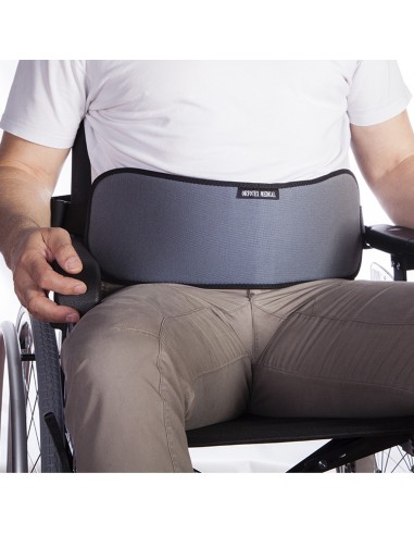 Cinturón abdominal para silla de ruedas y sillas de descanso