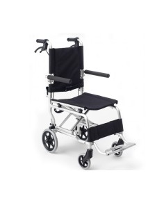 Silla de ruedas plegable de traslado de pacientes Transit (incluye frenos, cinturón de seguridad y bolsa de transporte)