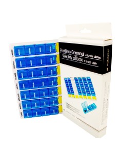 Pastillero semanal 4 tomas diarias Grande 2