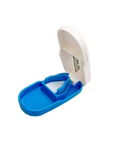 Cortador de comprimidos y pastillas con contenedor