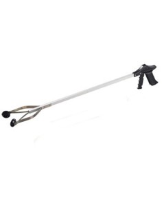 Pinza de alcance de 81 cm de acero inoxidable con mandíbulas antideslizantes
