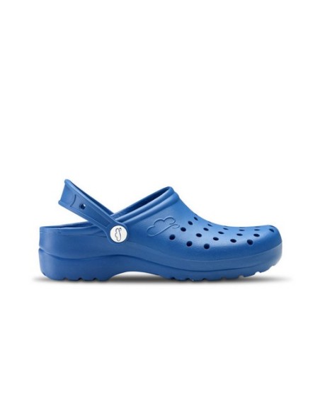 Zuecos sanitarios perforados y con tiras Azul Clean Clogs Mediplogs