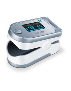 Pulsioxímetro digital de dedo Beurer - PO 30 | con onda plestismográfica y estuche de transporte