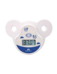 Termómetro digital con forma de chupete con pantalla LCD | Termómetro infantil con estuche