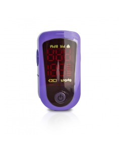 Pulsioxímetro de dedo | Frecuencia cardíaca y SpO2 | Pantalla LED