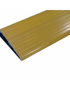 Rampa interior antideslizante de aluminio en Madera para alturas de 1,5 a 3 cm | 96 x 14 cm