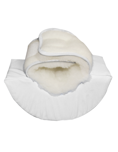Talonera antiescaras semicilíndrica impermeable blanco (ud)