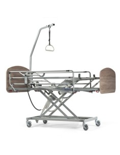 Cama articulada con carro elevador Illico | Vermeiren (incluye cabecero, piecero, barandillas y colchón visco)