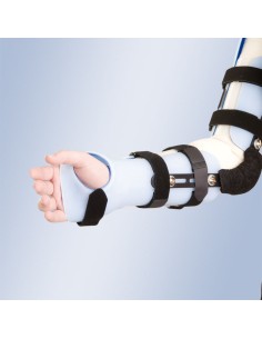 Ortesis de Codo Articulado de Brazo y Antebrazo con Soporte de Mano en Termoplástico 2