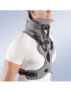 Collarín Cervical bivalvo con Soporte Torácico
