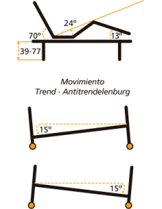Cama eléctrica articulada Ega 2