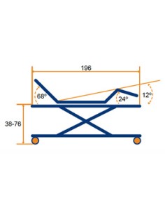 Cama eléctrica articulada Bariátrica 2