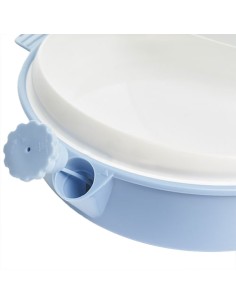 Plato que mantiene el calor | Apto para microondas | Azul 2