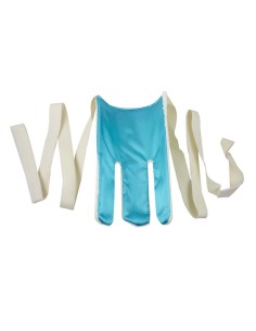 Calzador de calcetines Terry | Blanco y azul