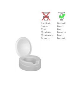 Elevador de WC | Con tapa | Altura 11 cm | Contac Plus Neo 2