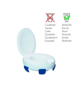 Elevador wc | Con tapa | Altura 11 cm | Resistente 2