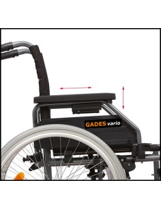 Silla de ruedas de aluminio Gades Gap 2