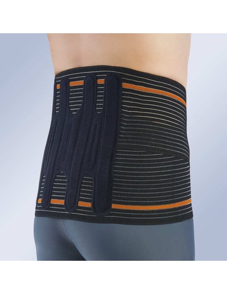 Faja sacrolumbar alta semirrígida y cierre velcro Lumbitec - Ref