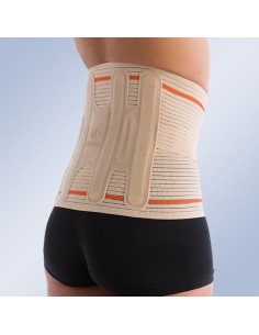 Faja sacrolumbar semirrígida alta Evotec | Orliman | Gris, Beige o Negra 2