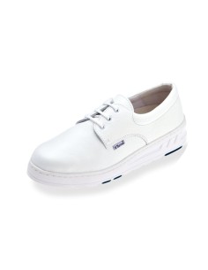 Zuecos de cordones unisex Medic blanco