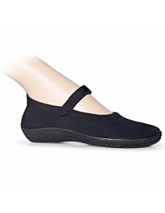 Zapatilla licra señora negro