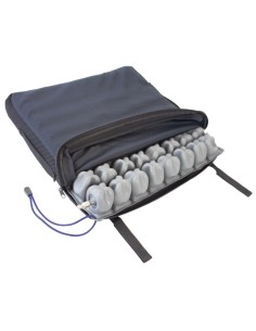 Cojín antiescaras de aire | Con 1 válvula | Funda transpirable | 43 x 43 x 7 cm | Cushion Air