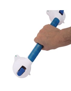 Barra asidero de ventosas para baño | 40 cm | Indicador de seguridad 2