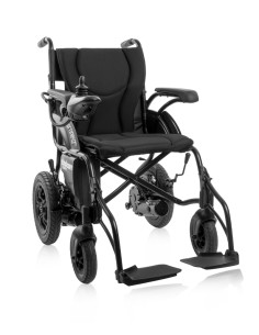 Silla de ruedas eléctrica plegable super ligera Martinika | Negra o Naranja