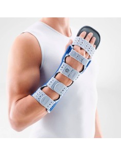 Muñequera ManuLoc long Plus | Ortesis estabilizadora para inmovilizar la mano entera y parte del antebrazo